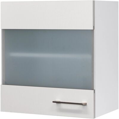FlexWell Exclusiv Flex-Well Exclusiv Küchen-Glas-Hängeschrank Joelina 50 cm Weiß FlexWell Exclusiv Flex-Well Exclusiv Küchen-Glas-Hängeschrank Joelina 50 cm Weiß