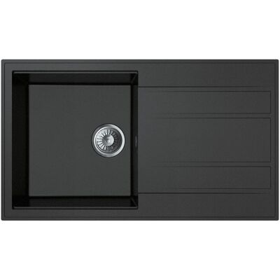 Miló Einbauspüle Granitverbundstoff Luxuria 86 Graphit 39 cm Beckenbreite Miló Einbauspüle Granitverbundstoff Luxuria 86 Graphit 39 cm Beckenbreite