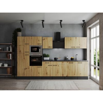 Respekta Küchenzeile Oliver 340 cm Artisan Eiche Respekta Küchenzeile Oliver 340 cm Artisan Eiche