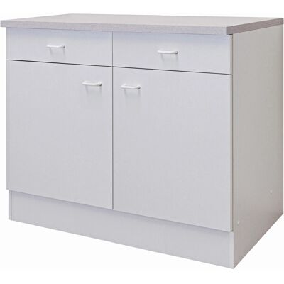 FlexWell Flex-Well Classic Küchen-Unterschrank Speed 100 cm Weiß FlexWell Flex-Well Classic Küchen-Unterschrank Speed 100 cm Weiß