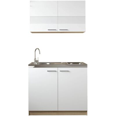 Respekta Küchenmöbel-Set 3 Merle 100 cm Weiß Respekta Küchenmöbel-Set 3 Merle 100 cm Weiß