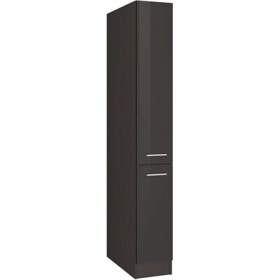 Held Möbel Küchen-Apothekerschrank Mailand 30 cm Hochglanz Graphit/Graphit Held Möbel Küchen-Apothekerschrank Mailand 30 cm Hochglanz Graphit/Graphit