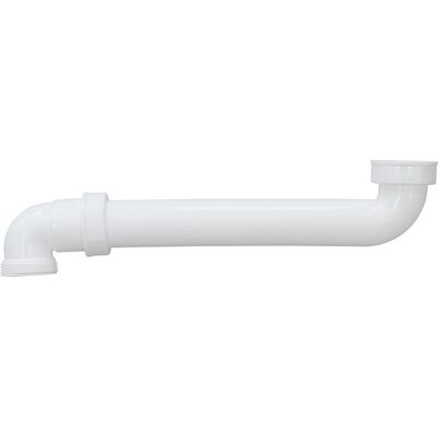 Spültisch-Raumsparablaufbogen 44,8 mm (G 1 1/2) Weiß Spültisch-Raumsparablaufbogen 44,8 mm (G 1 1/2) Weiß