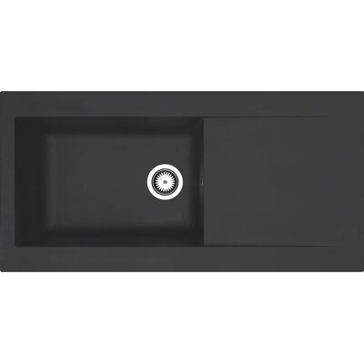 Respekta Einbauspüle Denver 100 cm x 50 cm Schwarz Respekta Einbauspüle Denver 100 cm x 50 cm Schwarz