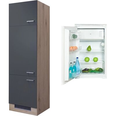 FlexWell Exclusiv Flex-Well Exclusiv Kühlschrank-Einbauschrank Morena mit Kühlschrank EEK: E FlexWell Exclusiv Flex-Well Exclusiv Kühlschrank-Einbauschrank Morena mit Kühlschrank EEK: E