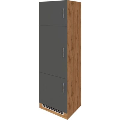 Held Möbel Küchen-Kühlschr.umbau Sorrento 60x200x60cm Nische Anthra.-WotanEiche Held Möbel Küchen-Kühlschr.umbau Sorrento 60x200x60cm Nische Anthra.-WotanEiche