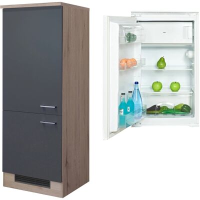 FlexWell Exclusiv Flex-Well Exclusiv Kühlschrank-Einbauschrank Morena mit Kühlschrank EEK: E FlexWell Exclusiv Flex-Well Exclusiv Kühlschrank-Einbauschrank Morena mit Kühlschrank EEK: E