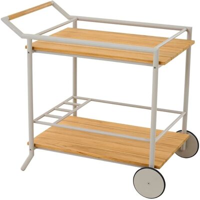 Siena Garden Servierwagen Rolito m. Teakeinlagen 80 x 56 x 89 cm Seidengrau FSC® Siena Garden Servierwagen Rolito m. Teakeinlagen 80 x 56 x 89 cm Seidengrau FSC®