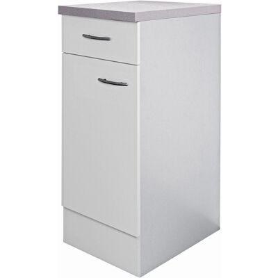 FLEX-WELL Wito Unterschrank - Weiß / Fantasie, 30cm, 85cm, 60cm - Schrank FLEX-WELL Wito Unterschrank - Weiß / Fantasie, 30cm, 85cm, 60cm - Schrank