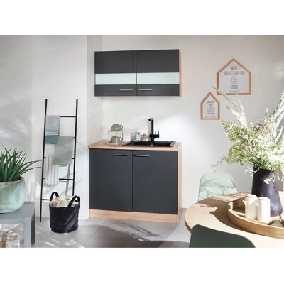 Respekta Küchen-Spülenunterschrank Merle 100 cm Grau Respekta Küchen-Spülenunterschrank Merle 100 cm Grau