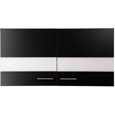 Respekta Küchen-Oberschrank Merle 110 cm Schwarz Respekta Küchen-Oberschrank Merle 110 cm Schwarz
