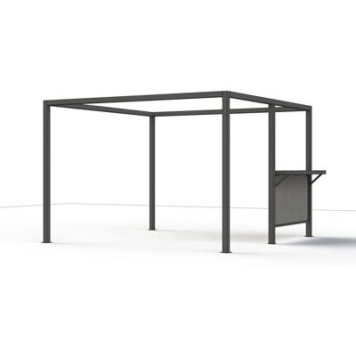Siena Garden Tresen Schattenmanufaktur inkl. Mittelpfosten 36 x 210 x 153,8 cm Siena Garden Tresen Schattenmanufaktur inkl. Mittelpfosten 36 x 210 x 153,8 cm