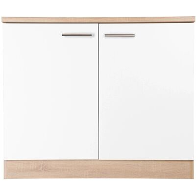 Respekta Küchen-Spülenunterschrank Merle 100 cm Weiß Respekta Küchen-Spülenunterschrank Merle 100 cm Weiß