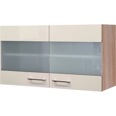 FLEX-WELL Nepal Wandhängeschrank - Glas, 100x54,8x32cm FLEX-WELL Nepal Wandhängeschrank - Glas, 100x54,8x32cm