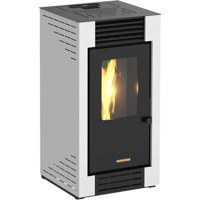 Blaze Pelletofen Blaze Bali 2S 8 Metall Weiß 8,5 kW Blaze Pelletofen Blaze Bali 2S 8 Metall Weiß 8,5 kW