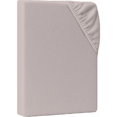 AM Qualitätsmatratzen Premium Jersey Topper Spannbettlaken aus Baumwolle Made in Germany 100x200cm in Taupe AM Qualitätsmatratzen Premium Jersey Topper Spannbettlaken aus Baumwolle Made in Germany 100x200cm in Taupe
