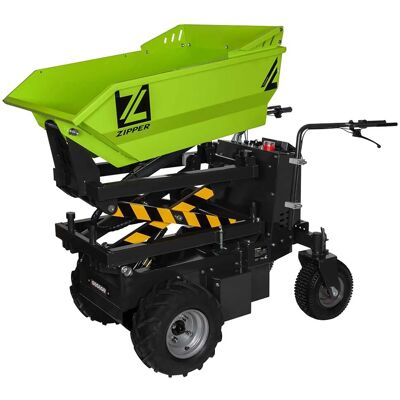 Zipper Elektro-Rad Dumper mit Hydraulischem HKS ZI-ED600HKS Grün-Schwarz Zipper Elektro-Rad Dumper mit Hydraulischem HKS ZI-ED600HKS Grün-Schwarz