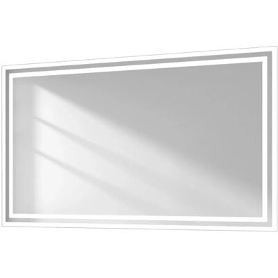 Emke 100x60 cm LED-Badezimmerspiegel - Antibeschlag - 3000K/6500K Emke 100x60 cm LED-Badezimmerspiegel - Antibeschlag - 3000K/6500K