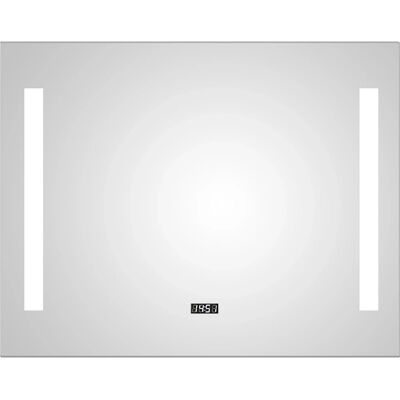 DSK Design LED-Lichtspiegel Silver Time 80 cm x 60 cm DSK Design LED-Lichtspiegel Silver Time 80 cm x 60 cm