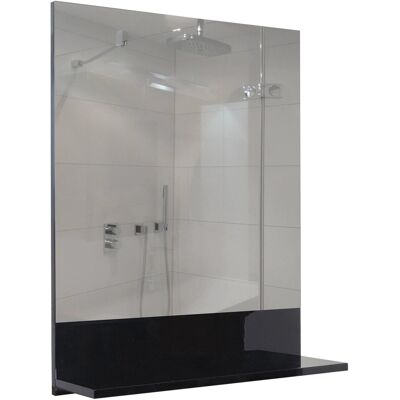 MCW Wandspiegel mit Ablage B19 Schwarz MCW Wandspiegel mit Ablage B19 Schwarz