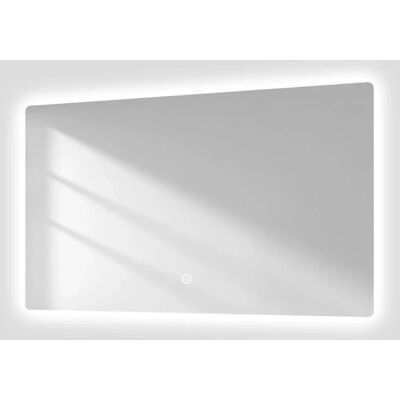 Emke Badspiegel mit Beleuchtung 100 x 60 cm LED-Spiegel mit Touchschalter Kaltweiß Dimmbare Helligkeit Emke Badspiegel mit Beleuchtung 100 x 60 cm LED-Spiegel mit Touchschalter Kaltweiß Dimmbare Helligkeit
