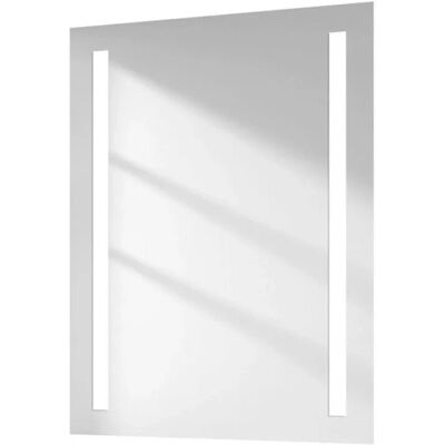 Emke LED Badspiegel 80 x 60 cm Badezimmerspiegel mit Kaltweißer Beleuchtung Emke LED Badspiegel 80 x 60 cm Badezimmerspiegel mit Kaltweißer Beleuchtung