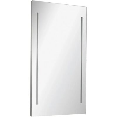 FACKELMANN AL 55 - Badspiegel mit LED, Silber FACKELMANN AL 55 - Badspiegel mit LED, Silber