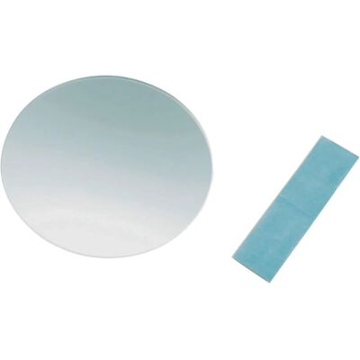 KristallForm Kristall-Form Kosmetikspiegel rund 10 cm x 10 cm C-Kante Befestigung KristallForm Kristall-Form Kosmetikspiegel rund 10 cm x 10 cm C-Kante Befestigung