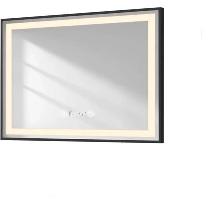 Emke - Spiegelschrank - 70x50 cm - 6500K - dimmbar - Badezimmer Spiegelschrank Emke - Spiegelschrank - 70x50 cm - 6500K - dimmbar - Badezimmer Spiegelschrank