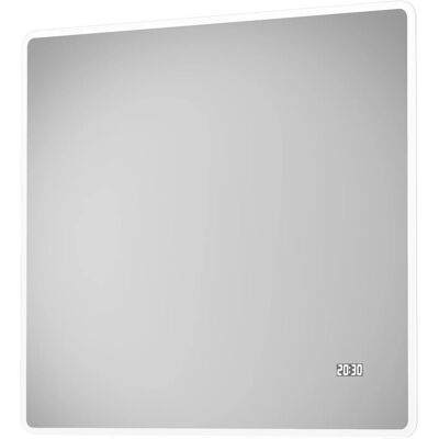 DSK Design LED-Lichtspiegel Silver Porto 80 cm x 70 cm DSK Design LED-Lichtspiegel Silver Porto 80 cm x 70 cm