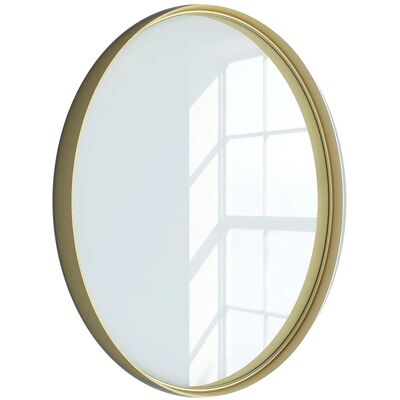 Kassia Modell Rundmetallspiegel - Gold-Finish - 60cm Kassia Modell Rundmetallspiegel - Gold-Finish - 60cm