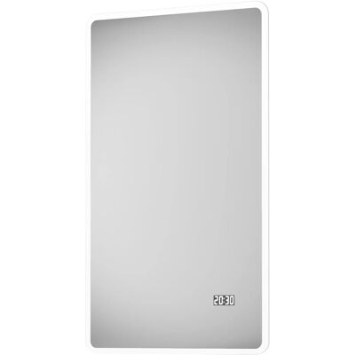 DSK Design LED-Lichtspiegel Silver Porto 45 cm x 70 cm DSK Design LED-Lichtspiegel Silver Porto 45 cm x 70 cm
