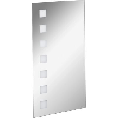 Fackelmann Spiegelelement 40 cm Karo mit LED-Beleuchtung Fackelmann Spiegelelement 40 cm Karo mit LED-Beleuchtung