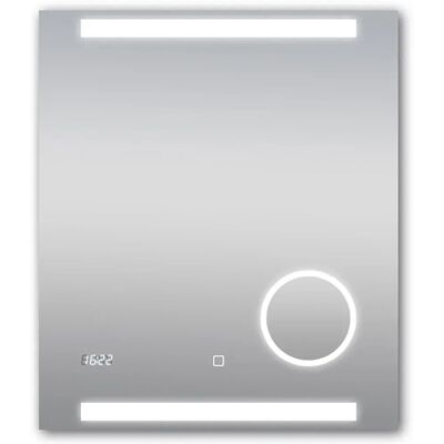 DSK Design LED-Lichtspiegel Silver Conde 60 cm x 70 cm DSK Design LED-Lichtspiegel Silver Conde 60 cm x 70 cm