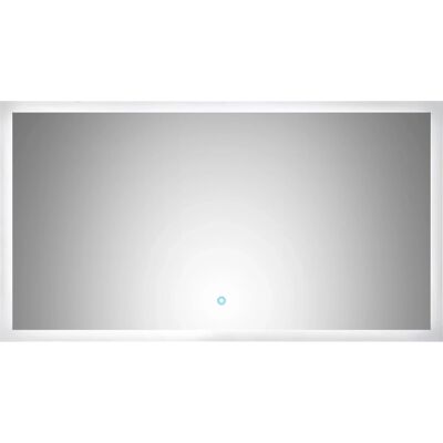 Posseik LED-Lichtspiegel 65 cm x 120 cm Neutralweiß Touch-Bedienung Posseik LED-Lichtspiegel 65 cm x 120 cm Neutralweiß Touch-Bedienung