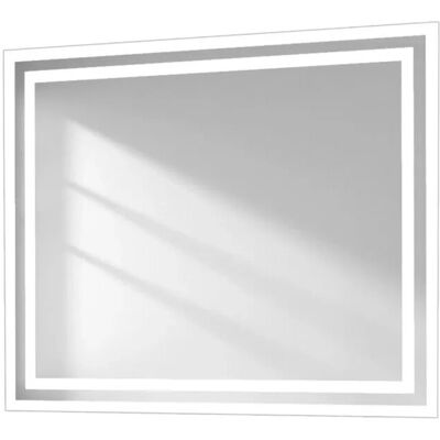 EMKE - Spiegelschrank 60x50 cm - Beleuchtung - Antibeschlag - Badezimmer Spiegel mit Beleuchtung (60 x 50 cm) EMKE - Spiegelschrank 60x50 cm - Beleuchtung - Antibeschlag - Badezimmer Spiegel mit Beleuchtung (60 x 50 cm)