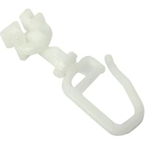 Gardinia Drehgleiter für 4 mm Laufkanal Weiß 20-er Pack Gardinia Drehgleiter für 4 mm Laufkanal Weiß 20-er Pack