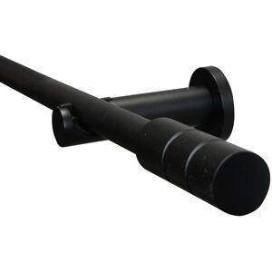 GARDINIA Gardinenstangen Set Zylinder Ø 19 mm 220 cm Schwarz matt GARDINIA Gardinenstangen Set Zylinder Ø 19 mm 220 cm Schwarz matt