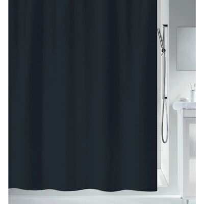 Spirella Duschvorhang Primo 120 cm x 200 cm Schwarz Spirella Duschvorhang Primo 120 cm x 200 cm Schwarz