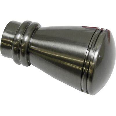 Gardinia Endstück Chicago Siro für Ø 20 mm Titan 2-er Pack Gardinia Endstück Chicago Siro für Ø 20 mm Titan 2-er Pack