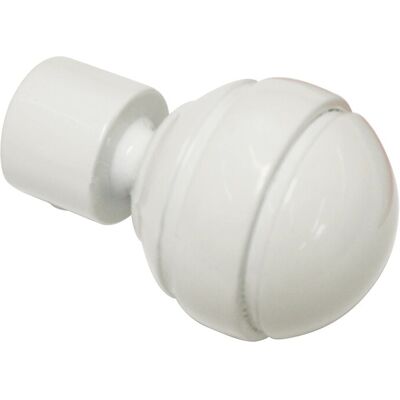 Gardinia Endstück Chicago Kugel für Ø 20 mm Weiß 2-er Pack Gardinia Endstück Chicago Kugel für Ø 20 mm Weiß 2-er Pack