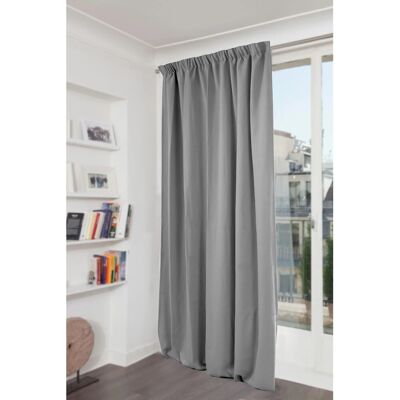 Moondream Verdunklungsvorhang Faltenband Mittelgrau 250 cm x 135 cm Moondream Verdunklungsvorhang Faltenband Mittelgrau 250 cm x 135 cm