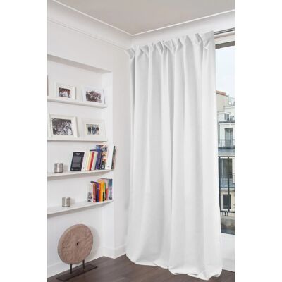 Moondream Verdunklungsvorhang Faltenband Weiß 250 cm x 135 cm Moondream Verdunklungsvorhang Faltenband Weiß 250 cm x 135 cm