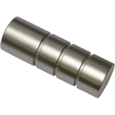Gardinia Endstück Europa Andra für Ø 19 mm Silber-Satin Gardinia Endstück Europa Andra für Ø 19 mm Silber-Satin