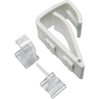 Gardinia Klemmträger EasyClick Weiß 2-er Pack Gardinia Klemmträger EasyClick Weiß 2-er Pack
