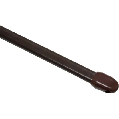 Gardinia Vitragestange flachoval Ø 11 mm Braun 100 cm - 160 cm 2-er Pack Gardinia Vitragestange flachoval Ø 11 mm Braun 100 cm - 160 cm 2-er Pack
