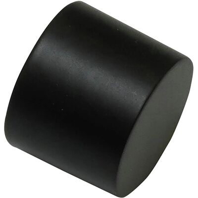 Gardinia Endstück Denver Kappe für Ø 25 mm Schwarz Matt Gardinia Endstück Denver Kappe für Ø 25 mm Schwarz Matt
