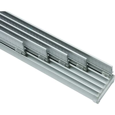 Gardinia Flächenvorhangschiene Komfort Komplett-Set 5-läufig Silber 280 cm Gardinia Flächenvorhangschiene Komfort Komplett-Set 5-läufig Silber 280 cm