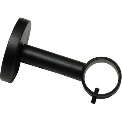 Gardinia Träger Denver geschlossen für Ø 25 mm 7,5 cm Schwarz Matt Gardinia Träger Denver geschlossen für Ø 25 mm 7,5 cm Schwarz Matt