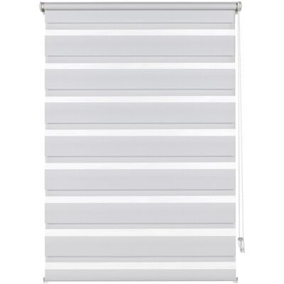 Gardinia Easyfix Doppelrollo mit Montageschiene 45 cm x 150 cm Weiß Gardinia Easyfix Doppelrollo mit Montageschiene 45 cm x 150 cm Weiß